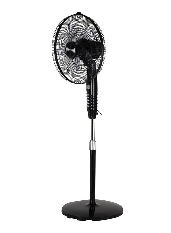 أولسنمارك مروحة عمودية من البلاستيك بـ 3 سرعات مع مؤقت 70 W OMF1794F أسود - Image 1