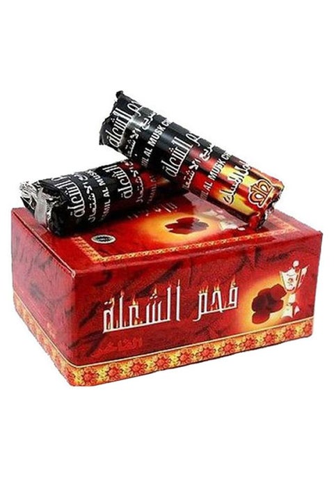 فحم بخور من 100 قطعة أسود