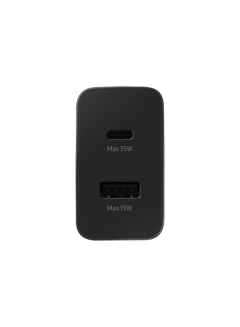 Samsung 35W Duo Power Adapter (Without Cable) - Black  - Image 2