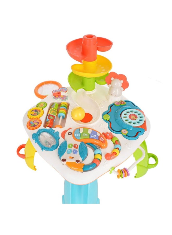 هوانجر طاولة أنشطة للأطفال وطاولة تعليمية للأطفال بعمر 1 و2 و3 سنوات والأطفال الصغار والرضع والأولاد والبنات - Image 4