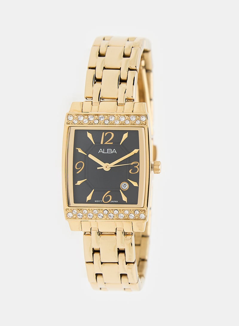 Alba Women's Stainless Steel  Round Analog Water Resistant Watch  AH7J14X  - Image 1