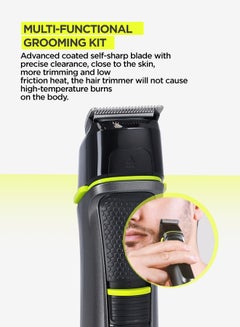 GEEPAS 14-in-1 Grooming Kit, Magnetic Suction Charging Mode, GTR56026, 60mins Working Lithium Battery Charging Indicator Life Ideal For Short And Long Hair Fully Washable Silver  - Image 3