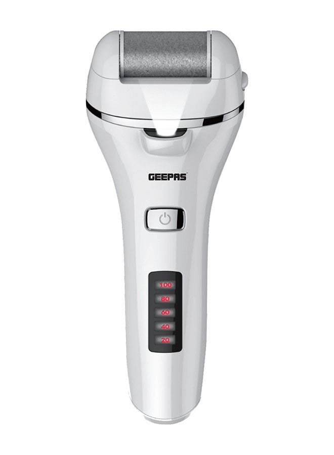GEEPAS - 4-in-1 Rechargeable Ladies Epilator Set- GLS86059, 2 Speed Setting, Hair Shaver Head, Epilator Head, Callous Remover Coarse Head And Fine Head, Li-Ion 600mAhx1 Battery Operated White 26cm - Image 1