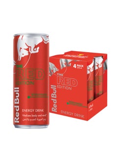 Energy Drink Watermelon 250ml Pack of 4