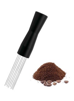 MIBRU Coffee Needle Pen Size Wdt Tool Espresso Distribution Tool Coffee Powder Stirrer With Aluminum Stand Black 14x2.5x2.5cm  - Image 2