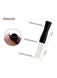 MIBRU Coffee Needle Pen Size Wdt Tool Espresso Distribution Tool Coffee Powder Stirrer With Aluminum Stand Black 14x2.5x2.5cm  - Image 4