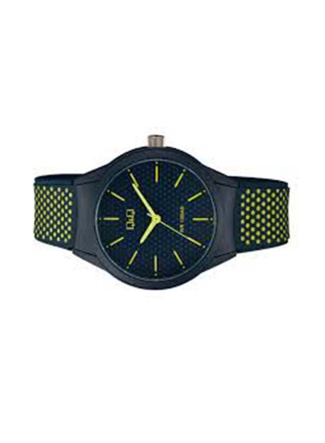 كيو آند كيو ساعة يد بعقارب وسوار مصنوع من الراتنج طراز VR28J035Y للرجال - Image 3