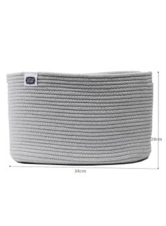 Little Story Multipurpose And Laundry Caddy Basket - Grey  - Image 5