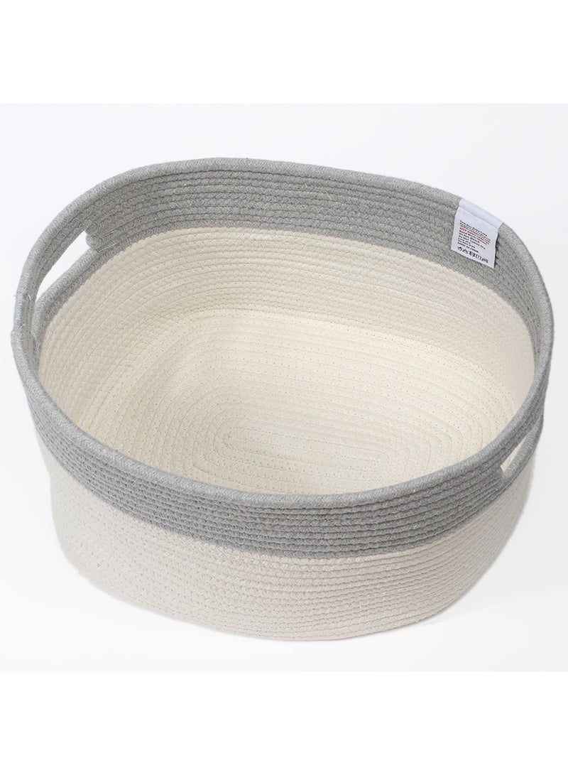 Little Story Multipurpose And Laundry Caddy Basket - White - Image 5