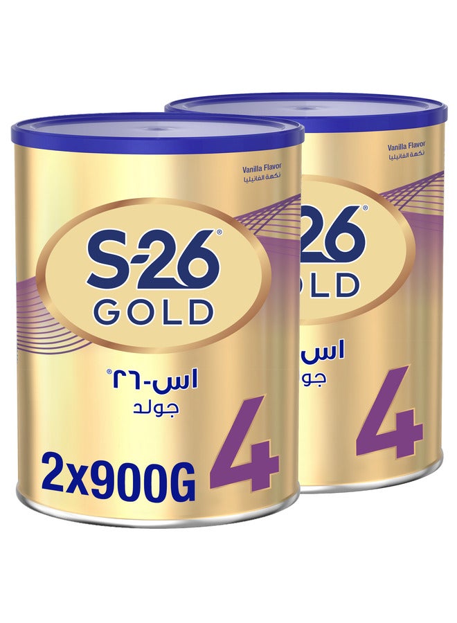 S26 - S-26 Progress Gold Kids Stage 4, 3-6 Years 900grams Pack of 2 - Image 1