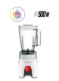 مولينكس خلاط أصلي مع ملحقات 1.25 L 500 W LM242B25 أبيض  - Image 1