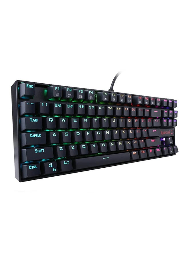 REDRAGON - Redragon K552-RGB Kumara RGB LED Backlit Mechanical Gaming Keyboard (Black) - Image 1