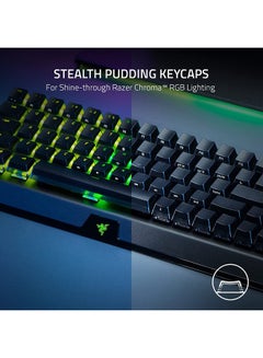 RAZER Razer Blackwidow V3 Mini Hyperspeed 65% Wireless Mechanical Gaming Keyboard Phantom Edition, Green Switches, RGB Customizable Backlighting, Doubleshot Abs Keycaps, Us Layout - Black  - Image 5