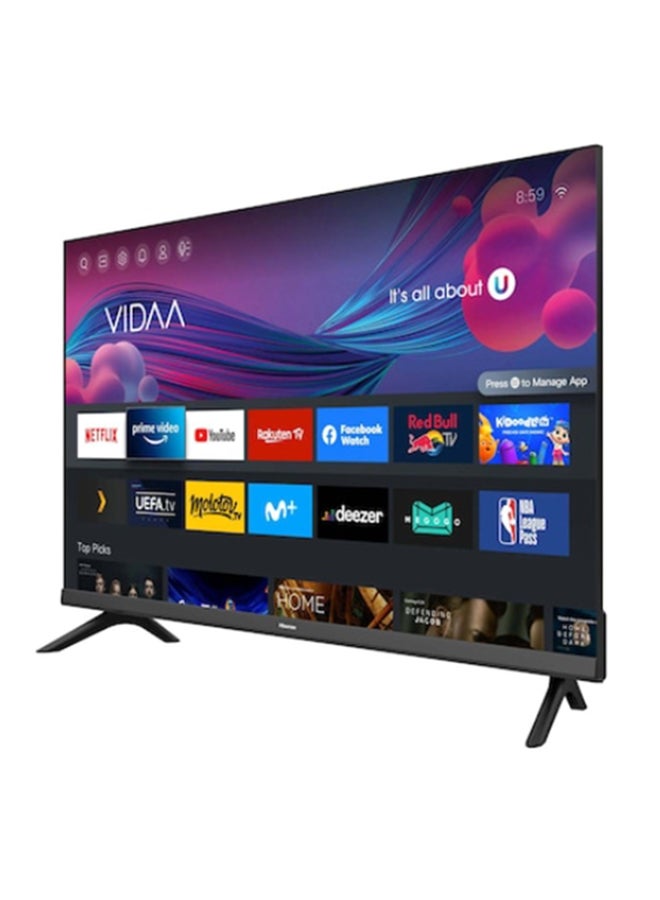 Hisense - 32 Inch HD Smart TV, with Natural Colour Enhancer, DTS Virtual X, VIDAA U5 OS, Youtube, Netflix, Freeview Play & WiFi (2021 NEW) 32A4G Black - Image 1