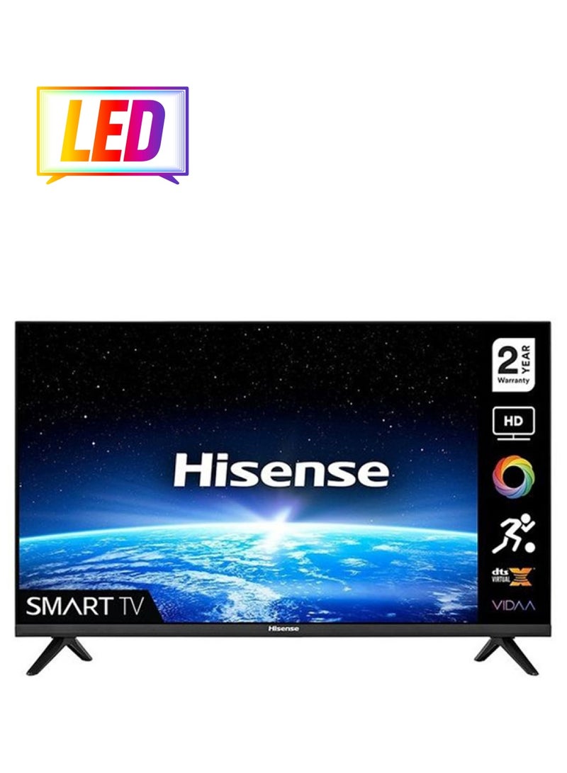 Hisense 32 Inch HD Smart TV, with Natural Colour Enhancer, DTS Virtual X, VIDAA U5 OS, Youtube, Netflix, Freeview Play  & WiFi (2021 NEW) 32A4G Black  - Image 1