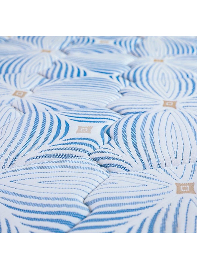 DANUBE HOME Gel Memory Foam With Pocket Spring Super King Mattress Medium Soft Feel White/Blue 200x200x25cmcm - Image 4