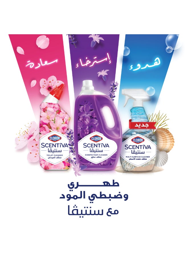Clorox - Scentiva Multi Surface Spray Cleaner 500ml, Japanese Spring Blossom, Bleach Free Pink 500ml - Image 1