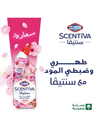 Toilet Cleaner, Japanese Spring Blossom, Bleach Free 709ml - view 2