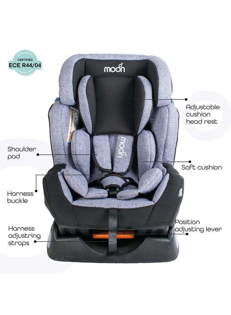 Moon Hefty Baby Car Seat Baby Group(0,1,2), Violet Black  - Image 3