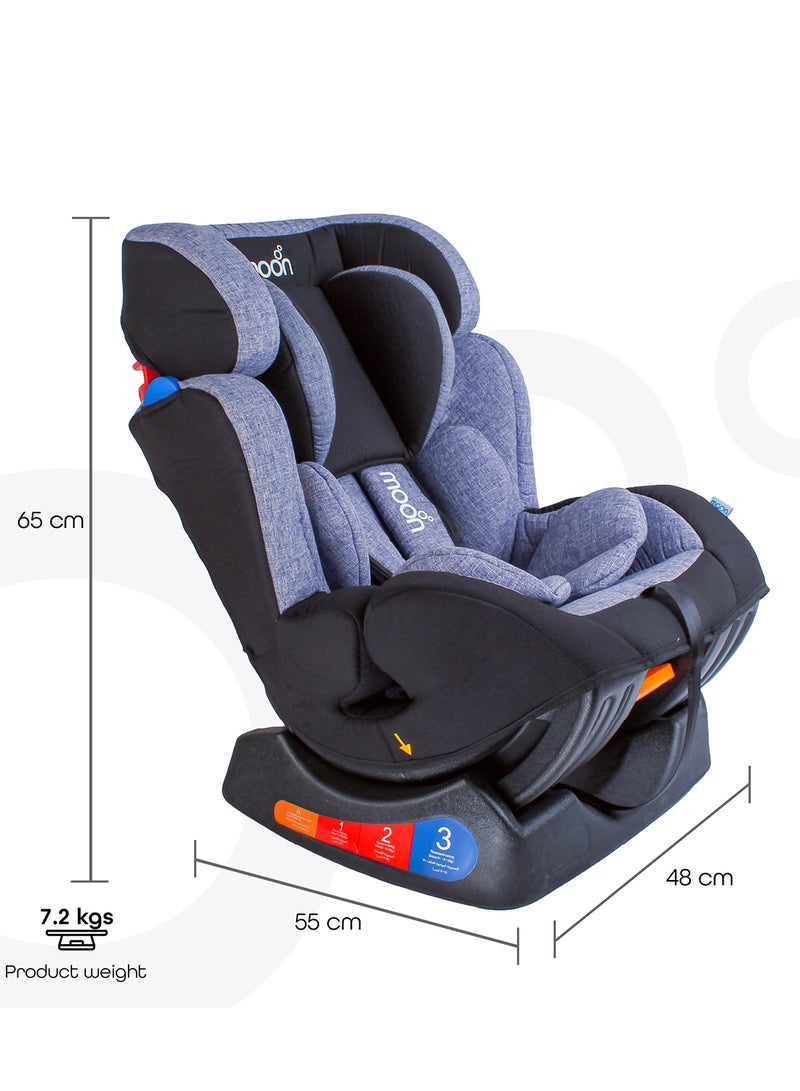 Moon Hefty Baby Car Seat Baby Group(0,1,2), Violet Black  - Image 4