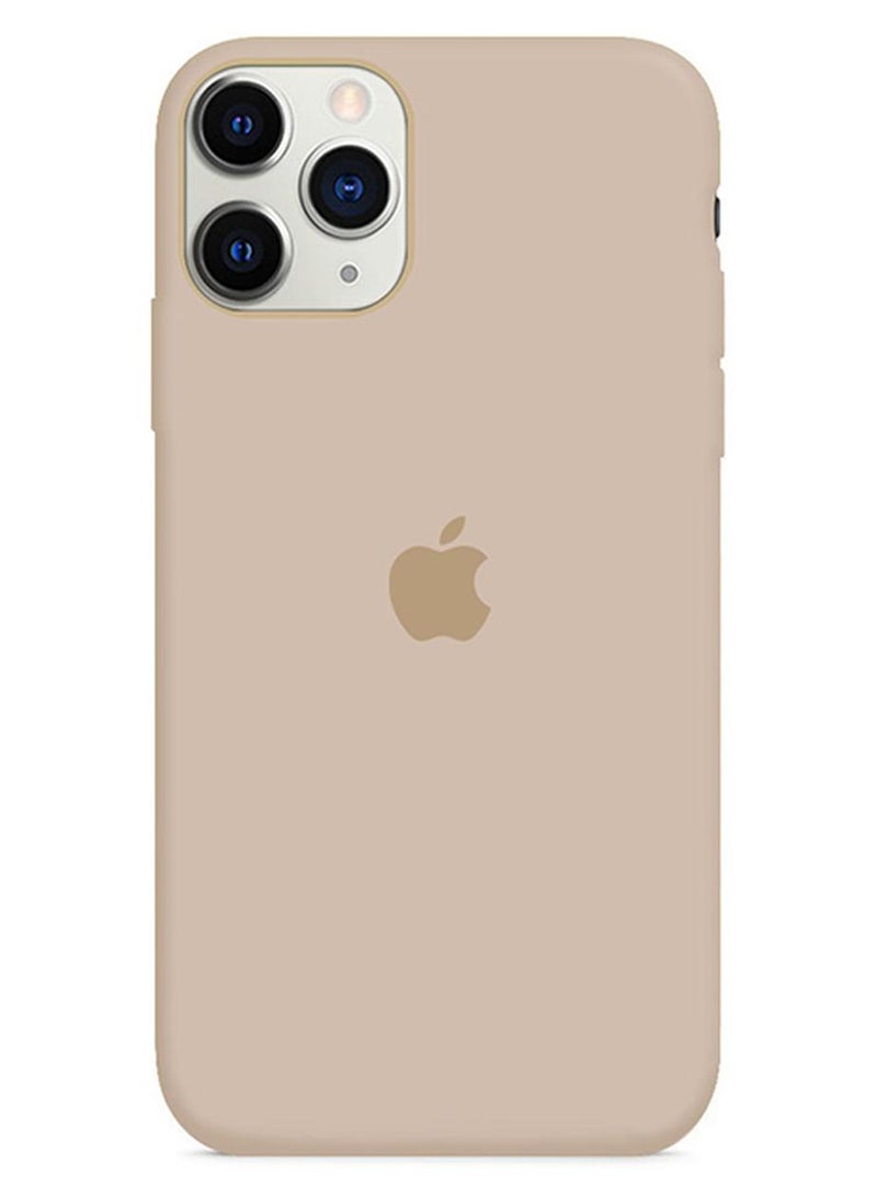 مارجون غطاء حماية من السيليكون لهاتف آيفون 12 برو ماكس وردي رملي - Image 1