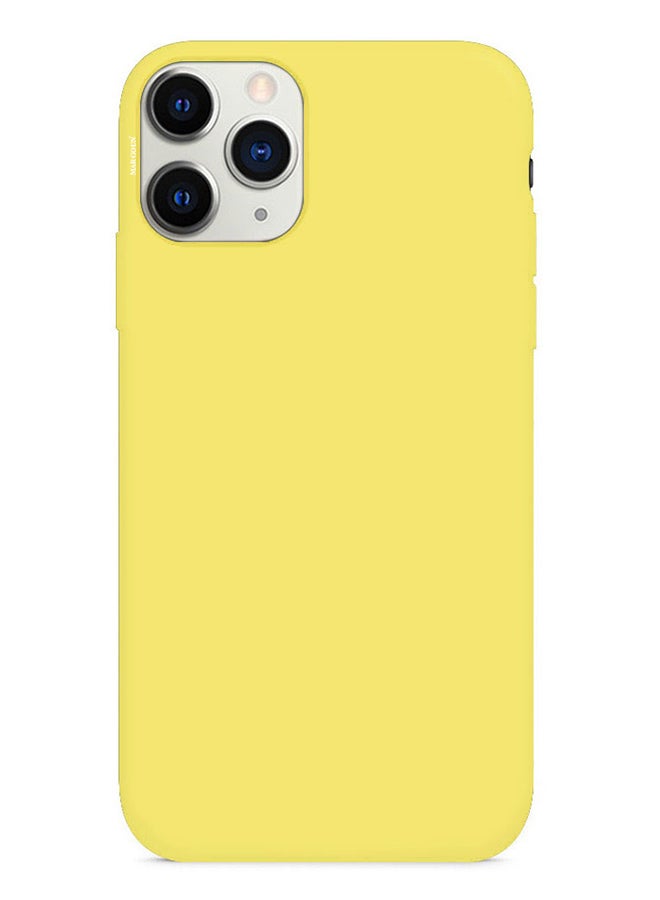 MARGOUN Silicone Cover Case for iphone 12 Pro Max Yellow - Image 3