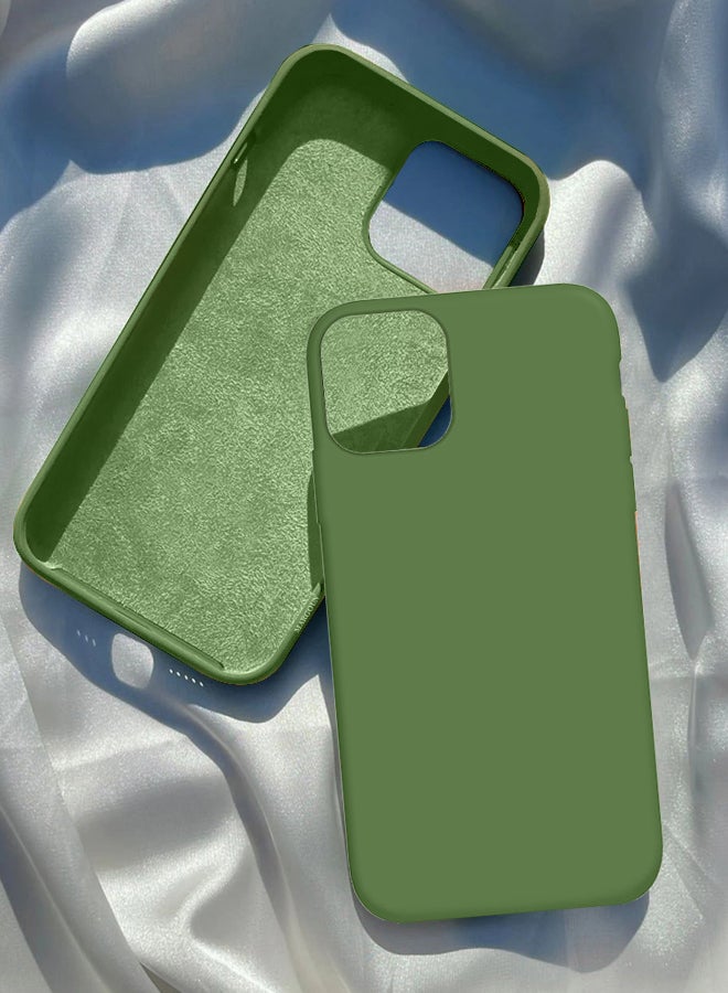 MARGOUN Silicone Cover Case for iphone 12 Pro Green - Image 1