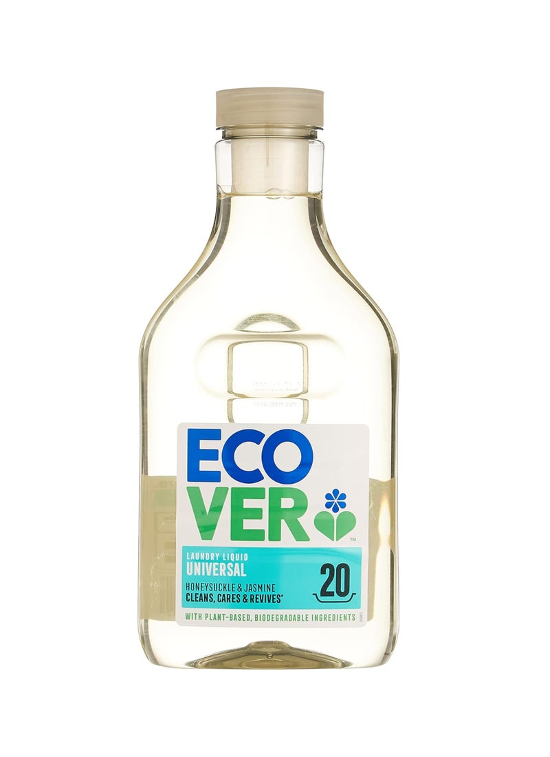 ecover Laundry Liquid Universal 20 Washes Clear 1Liters - Image 1