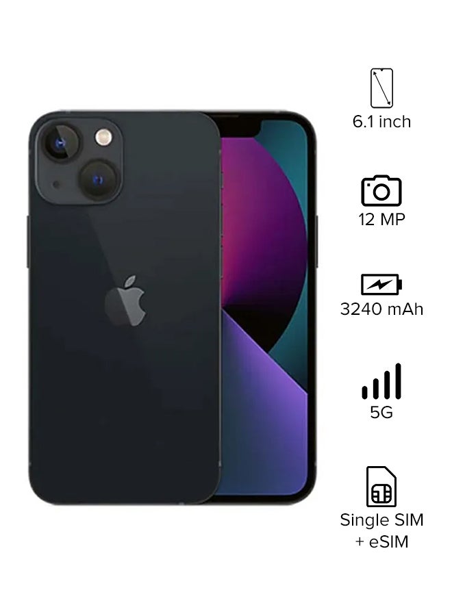 Apple iPhone 13 128GB Midnight 5G With FaceTime - UAE Version - Image 1