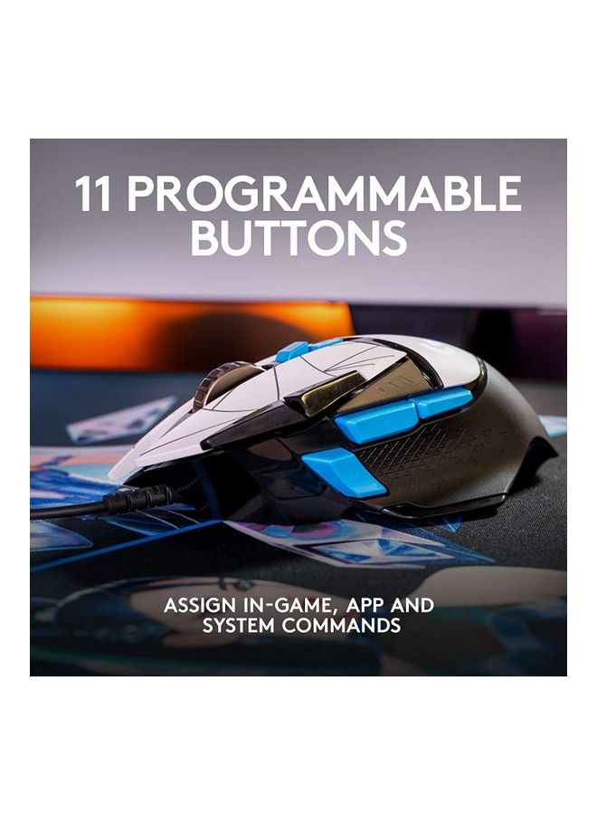 Logitech G502 HERO High Performance Wired Gaming Mouse - LOL-KDA2.0-USB - Image 4