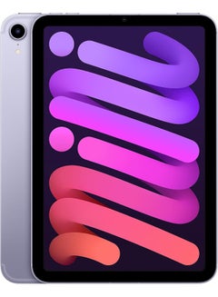 Apple iPad Mini 2021 (6th Generation) 8.3-Inch, 64GB, WiFi, Purple With Facetime - Middle East Version  - Image 3