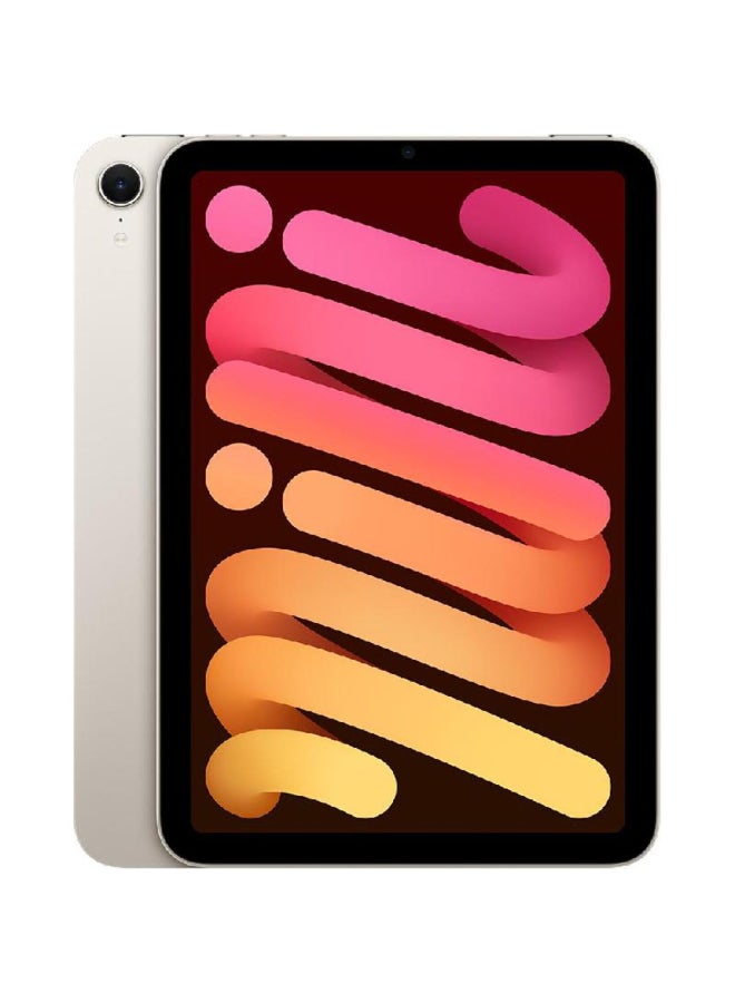 Apple iPad Mini 2021 (6th Generation) 8.3-Inch, 64GB, WiFi, Starlight With Facetime - Middle East Version  - Image 1
