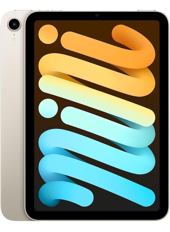 Apple iPad Mini 2021 (6th Generation) 8.3-Inch, 64GB, WiFi, Starlight With Facetime - Middle East Version  - Image 3