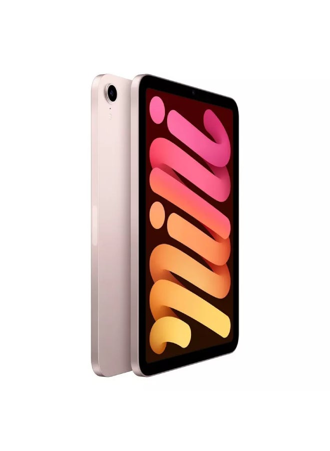 Apple - iPad Mini 2021 (6th Generation) 8.3inch, 64GB, WiFi, 5G, Pink with Facetime - Middle East version - Image 1