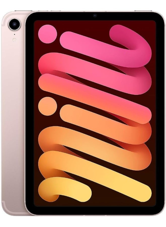 Apple - iPad Mini 2021 (6th Generation) 8.3-inch 256GB WiFi 5G Pink With Facetime - Middle East version - Image 1