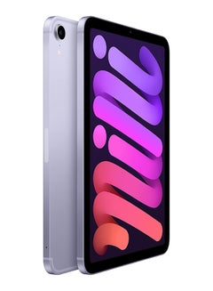 أبل iPad Mini 2021 (الجيل السادس) مقاس 8.3 بوصة وسعة 256 جيجابايت ويدعم تقنية WiFi 5G باللون الأرجواني مع تطبيق Facetime - إصدار الشرق الأوسط  - Image 1