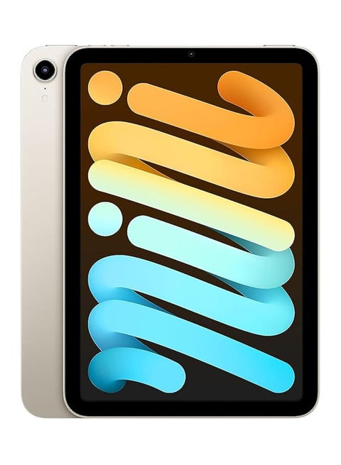 iPad Mini 2021 (6th Generation) 8.3-inch 256GB WiFi 5G Starlight With Facetime - Middle East version