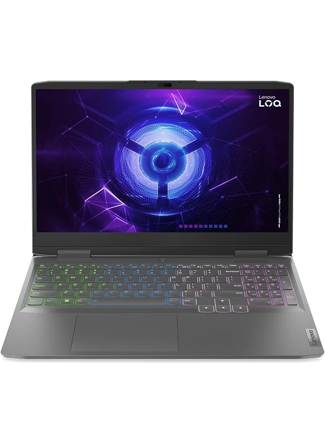 Lenovo LOQ 15IRH8 15.6-Inch Display, Core i7-13620H Processor/16GB RAM/512GB SSD/6GB NVIDIA RTX 4050 Graphic Card/Windows 11 Home English/Arabic Storm Grey
