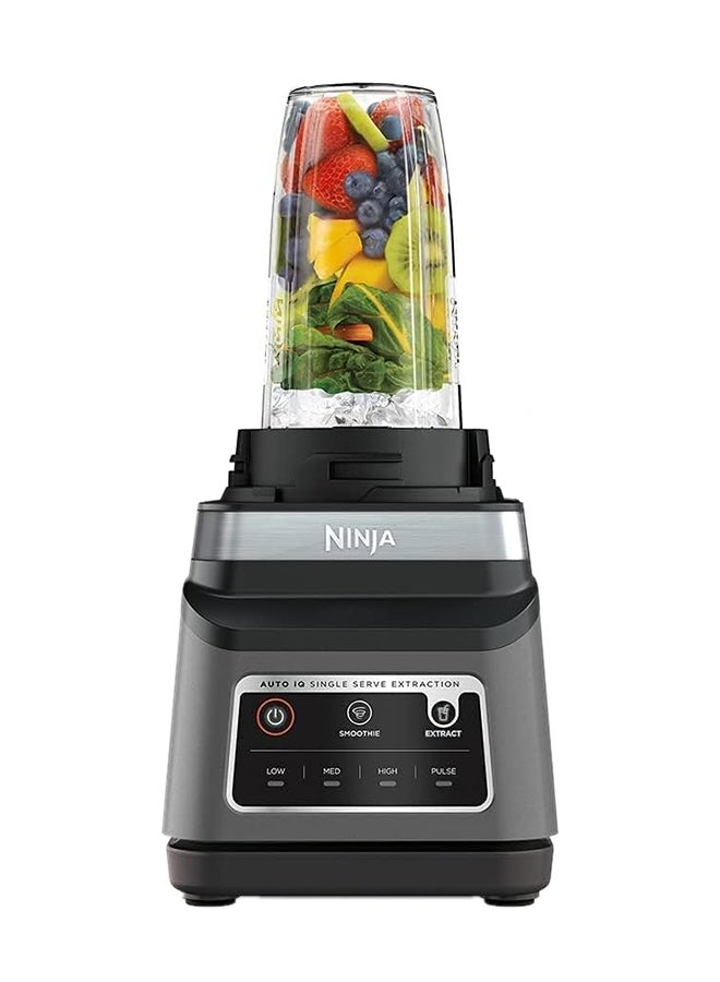 Ninja - 2-In-1 Blender With 3 Automatic Programs; Blend, Max Blend, Crush, And 4 Manual SettIngs, 2.1L Jug & 700ml Cup,Dishwasher Safe Parts, Auto-iQ 2.1 L 1200 W BN750ME Black - Image 1