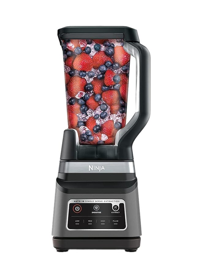 Ninja - 2-In-1 Blender With 3 Automatic Programs; Blend, Max Blend, Crush, And 4 Manual SettIngs, 2.1L Jug & 700ml Cup,Dishwasher Safe Parts, Auto-iQ 2.1 L 1200 W BN750ME Black - Image 1
