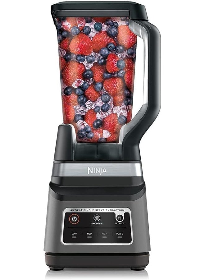 Ninja 2-In-1 Blender With 3 Automatic Programs; Blend, Max Blend, Crush, And 4 Manual SettIngs, 2.1L Jug & 700ml Cup,Dishwasher Safe Parts, Auto-iQ 2.1 L 1200 W BN750ME Black - Image 3