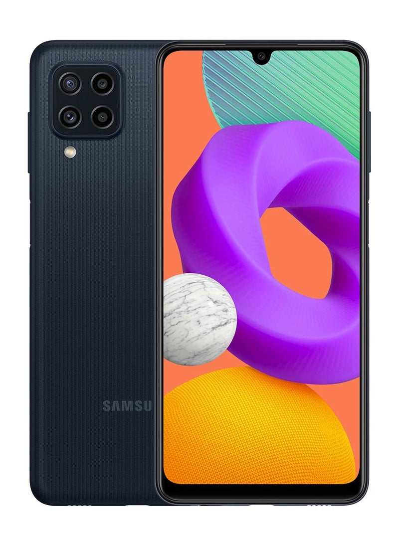Samsung Galaxy M22 Dual SIM Black 4GB RAM  64GB LTE - Middle East Version - Image 1