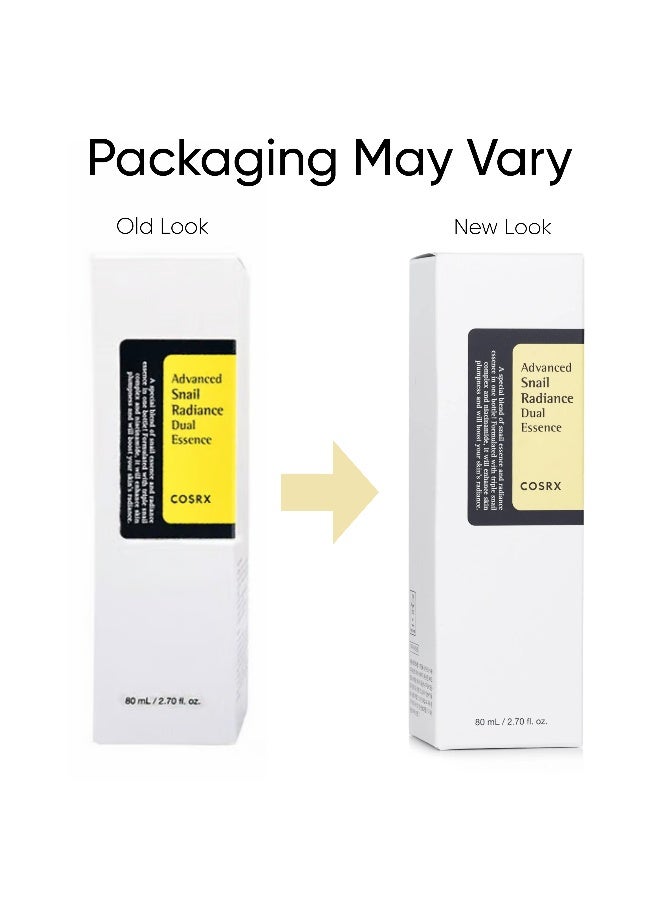 Cosrx - Advanced Snail Radiance Dual Essence 80 Ml Packaging May Vary 80ml - Image 1