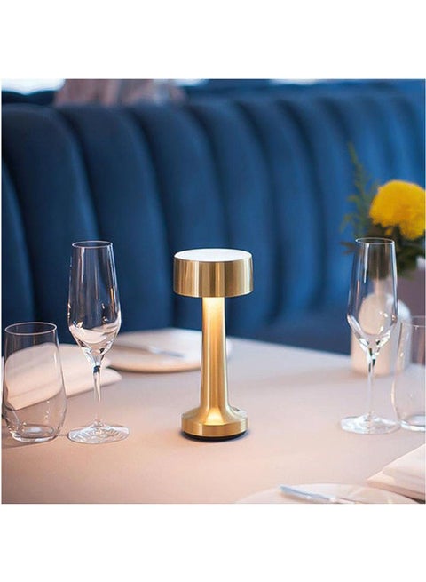 Sensor Touch LED Bar Table Lamp Gold 23x9cm