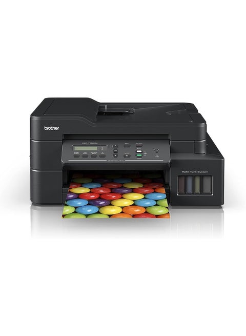 Wireless All In One Ink Tank Printer, DCP-T720DW, Automatic 2 Sided Features, Mobile & Cloud Print And Scan, High Yield Ink Bottles Black