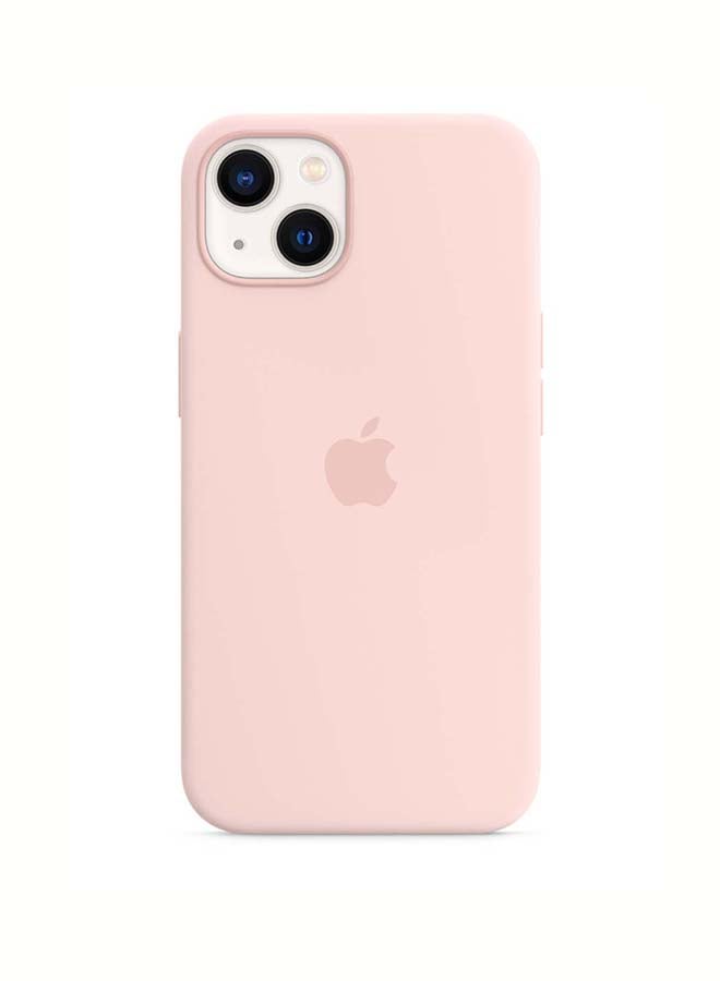 Apple iPhone 13 Silicone Case with MagSafe Chalk Pink - Image 1