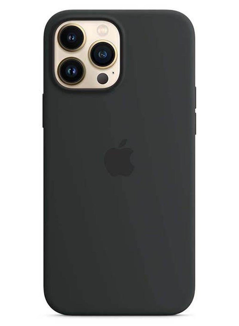 Apple iPhone 13 Pro Max Silicone Case with MagSafe Midnight - Image 1