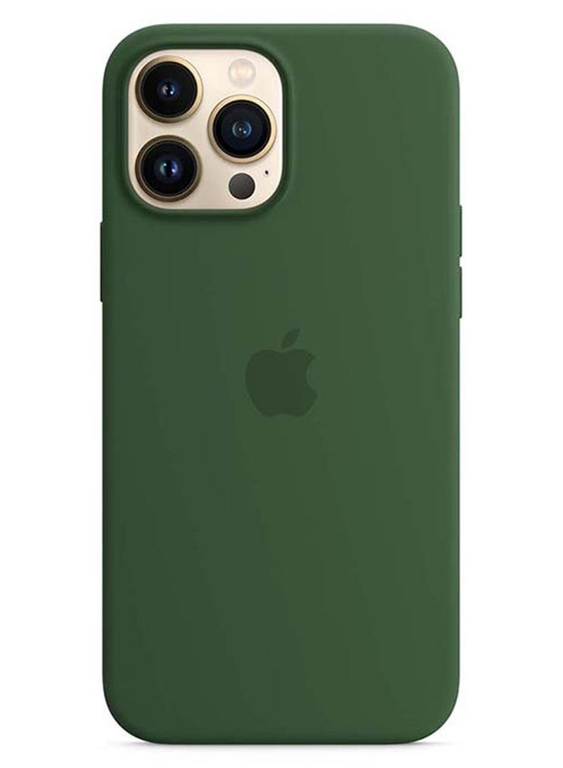 ابل  غطاء حماية من السيليكون مع ماج سيف لهاتف آيفون 13 برو ماكس كلوفير - Image 1