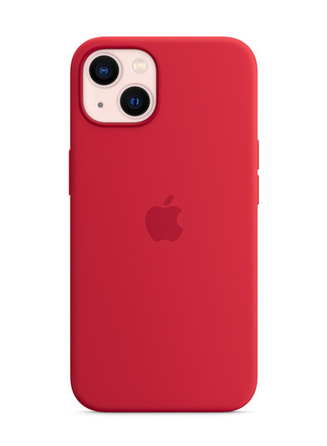 Apple iPhone 13 Silicone Case with MagSafe Product (Red) - Image 5