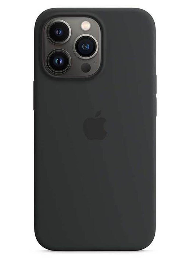 Apple iPhone 13 Pro Silicone Case with MagSafe Midnight - Image 1